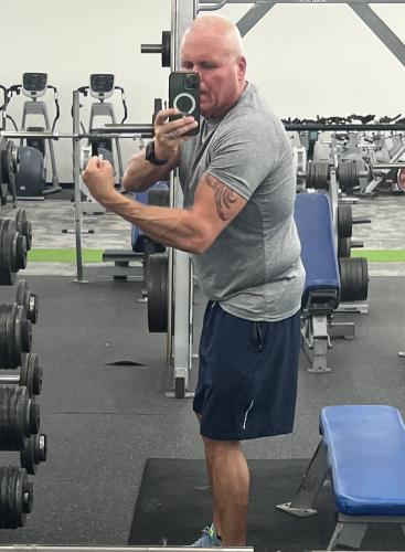 Jeff Roberts, a personal trainer at Cronic Fitness in Lexington and Hull and owner of Fit Evolution Training, cut his weight from 311 to 183 pounds in a year. He has about 20 clients at the two locations. (Submitted Photo)