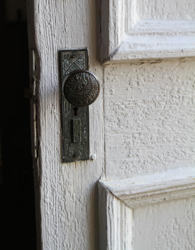 Richard Seay photographed an intricate door knob at Beth Salem Presbyterian Church. Gary Whiting said his students were able to notice small details that often go unnoticed. (Richard Seay/for the Oglethorpe Echo)