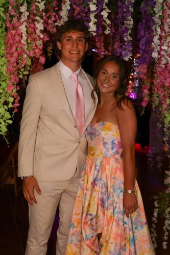 Jackson Tatum and Elin Turner pose for a photo during Oglethorpe County high school prom at Smithonia Farm in Colbert, Georgia on Saturday, April 18, 2026. (Photo/Addison Simmons)