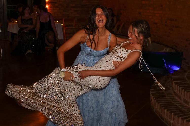Scene from senior send-offs during Oglethorpe County high school prom at Smithonia Farm in Colbert, Georgia on Saturday, April 18, 2026. (Photo/Addison Simmons)
