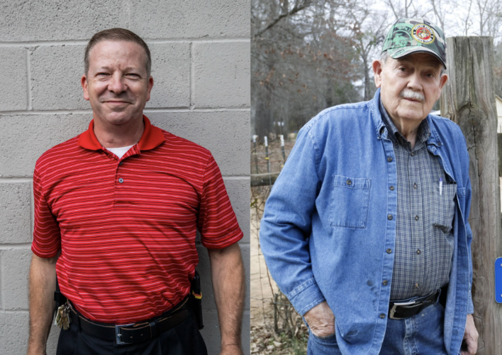 Tracy Norman (left) is the incumbent for the Board of Commissioners District 5 Republican primary, while Randy Gordon (right) is the challenger. (Submitted Photo (left), Photo/Felix Scheyer (right))