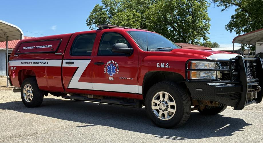 The Oglethorpe County Board of Commissioners approved funds to allow EMS to operate its quick-response vehicle (QRV) 24 hours a day, an increase from 12 hours a day. The QRV has been in service in the county since 2021. (Submitted Photo)