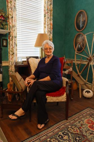 Linda Parish has spent years renovating her 204-year old home in Lexington. “I always wanted to live in an older home because, to me, they had a soul,” she said. (Addison Simmons/The Oglethorpe Echo)