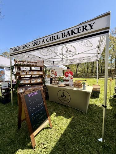 Izzy Marler attends the Spring Farm Party at Middle of Nowhere Farm in Hull, Georgia, on March 28, 2026, where vendors showcased their products. Marler encouraged aspiring business owners to “start small within your community, friends, family” before growing their business over time. (Submitted Photo)