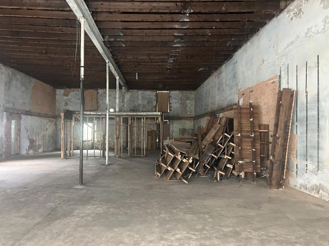 The layout designs for 1147 Athens Road are about 85% complete. Developer Paul “Stags” Oristaglio said he hopes the project can help restore a historic building. (Jessie Isaacs/The Oglethorpe Echo)