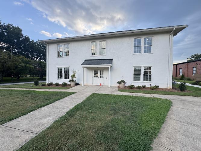 The outside of the Winterville Cultural Center on September 3, 2026. The WCC is the home of the WCC Creative Cafe, a weekly event to create a third space for the local community. (Sabrina Felix/The Oglethorpe Echo)