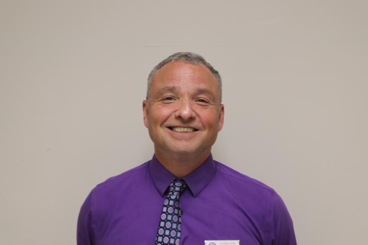 Phillip Powell, superintendent of Oglethorpe County schools, poses for a portrait at the Board of Education office Oct. 6, 2026. (Walker Durham).