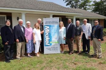 The Mirakel board includes the Rev. Stephen Pontzer (from left), Wayne Christian, Sue Christian, Ann Hansford, Tim Hansford, Marcia Dixon, Harold McLendon, Tony Gay, Don Christian and Cole Miller. (SUBMITTED PHOTO)