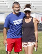 Life will be different for Tim and Penni Stoudenmire after he retires from coaching this spring. He’s coached wrestling and track at three schools for the past 29 years, winning three state championships at Oglethorpe County High School. (Samuel Higgs/The Oglethorpe Echo)