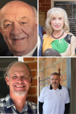 Arnoldsville mayor Danny Morcom (Top Left), Lexington Mayor Evelyn Reece (Top Right), Maxeys mayor Edward Toledano (Bottom Left), Crawford mayor Alan Erwin (Bottom Right).