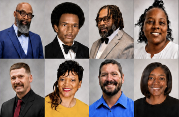 Members of this year’s OCHS Sports Hall of Fame include (top, from left) Sean Daniel, Jimmy Davenport, Antonio Jewell and LaTasha Bonds Martin; (bottom, from left) Ryan Martin, Everneda Moore, Eric Pittard and Kindra Mattox Sapp. (Submitted Photo)