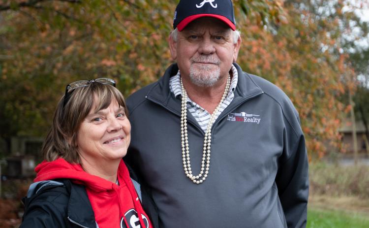 Barry and Iris Walker attended Game 4 of the World Series to help check a box off their bucket list. The Braves won the World Series for the first time since 1995. (Photo/Sarah White)