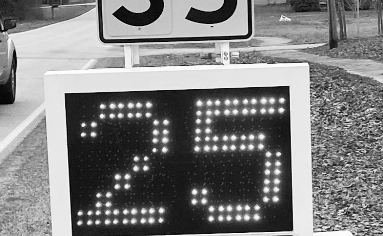 Machines that detect the speed of vehicles could help reduce speeding in Oglethorpe County. (Dink NeSmith/The Oglethorpe Echo)