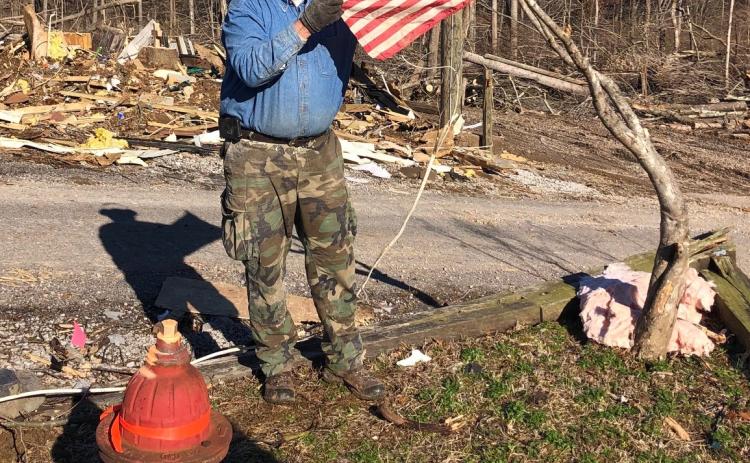 Charlie Snelling was among a group of 12 men from Oglethorpe County and around Northeast Georgia who helped the tornado victims in Kentucky. (Submitted Photo)
