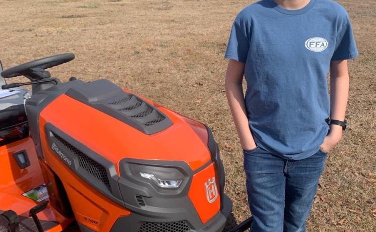 Cole Faust is the first Oglethorpe County Middle School student to win the FFA Middle School Lawnmower Operations and Maintenance Career Development Event. (Submitted Photo)