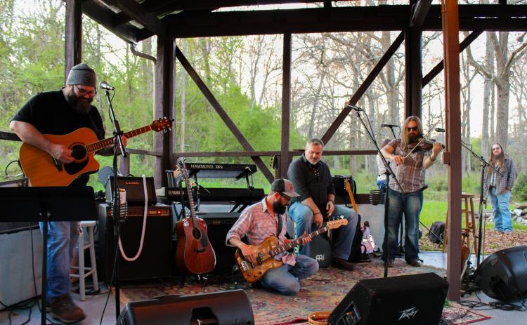 Diet Dangfly performs at Oglethorpe Fresh. Around 50 people attended the free concert. Shannon Moran/The Oglethorpe Echo