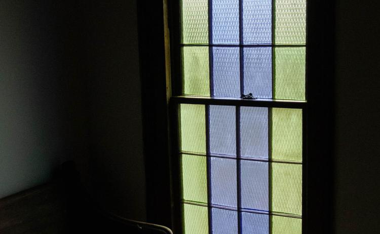 A $4,000 grant helped restore the stained glass windows in Beth Salem Presbyterian Church in downtown Lexington. (File/The Oglethorpe Echo)