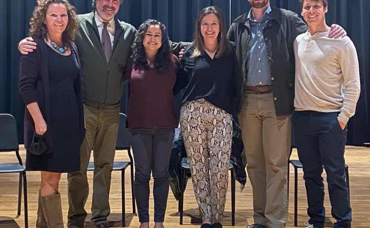 Heads Up For Harry panelists (from left) Carrie Olson, Bob Sears, Stephanie Jordan, McKenzie Lawson, Robert Lovett, Spencer Mitchell, at a recent event. (Submitted Photo)