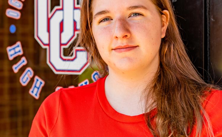 Trystyn Hovey, the STAR Student at OCHS, plans to continue working on her novel while she attends the University of West Georgia next year. (Photo/Jack Casey)