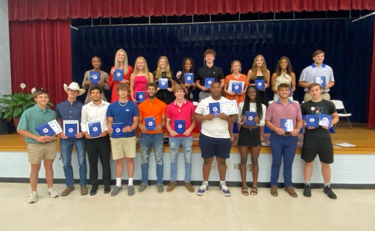 The Oglethorpe County High School Spring Sports Recognition took place at OCHS on May 19 to honor the achievements of student athletes throughout the spring season. (Submitted Photo)