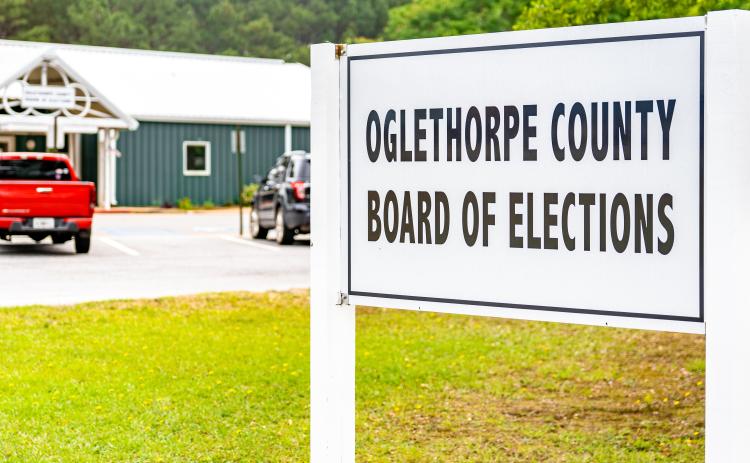 Residents can vote early for the runoff, starting at 8 a.m. Monday, June 13, at the Oglethorpe County Board of Elections, which is at 41 Fairground Road in Lexington. (Photo/Jack Casey)