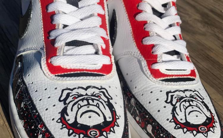 Brooke Anderson customizes shoes, wallets, bags, clothing and other items, if requested. Customers can send pictures of the designs they want or ask her for design ideas if they’re unsure what they want. (Submitted Photo)