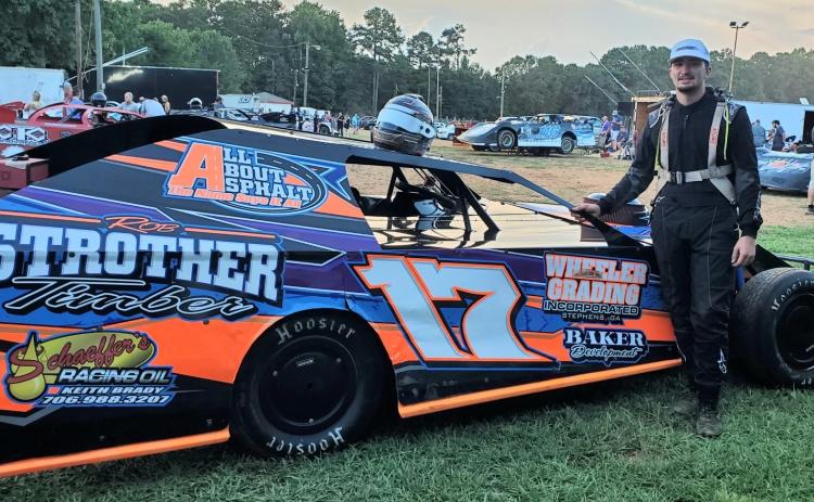 Tanner Nation, who is a senior at Oglethorpe County High School, has already won a race in this season’s open-wheel modified dirt track class. (Submitted Photo)
