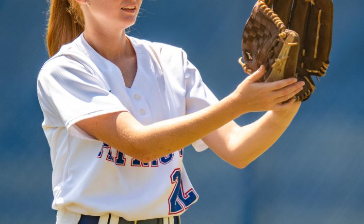 Senior Cayla Gibson had two hits to help the OCHS softball team improve to 8-1 with a 10-2 victory over Clarke Central on Monday. (Photo/Jack Casey)