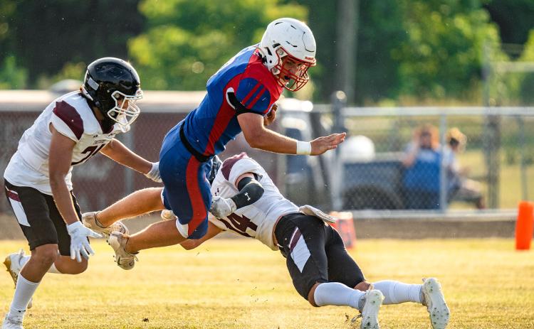 Junior Jake Turner hopes to help make up for the departure of 1,000-yard rusher Nate Brown, who graduated in the spring. (Photo/Jack Casey)