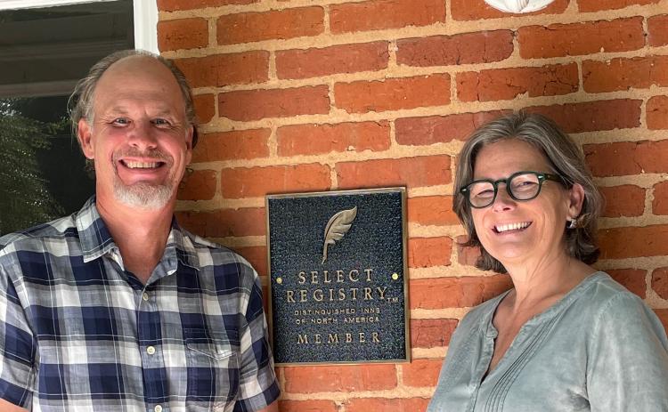 Edward Toledano and Cynzia Sanchez turned the Gillen House, which was built in 1920, into a bed and breakfast in Maxeys. (Submitted Photo)