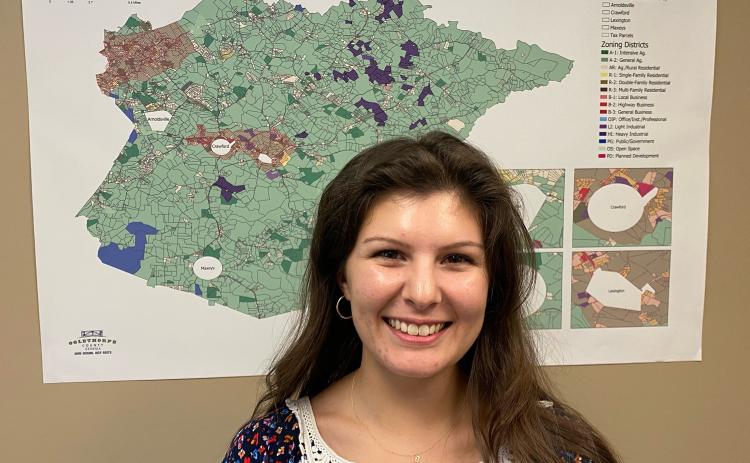McKenzie Spooner assists residents with planning and zoning issues, and permitted activities in her role as county planner. (Photo/Dink NeSmith)
