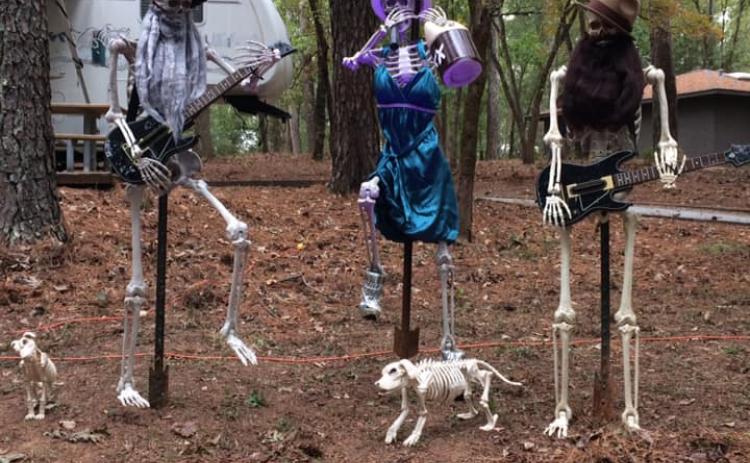 Halloween decorations at the Watson Mill Bridge State Park Haunted Campground in 2018. (Submitted Photo)