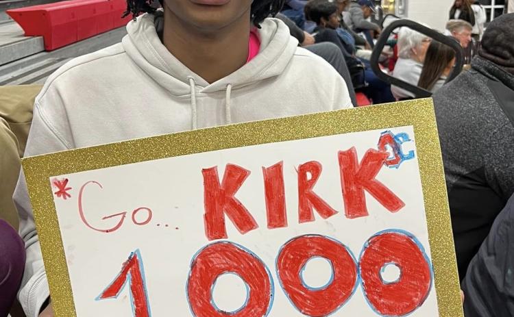 Kirkland Ross joined the 1,000-point club in Oglethorpe County’s 58-56 victory over Prince Avenue in the Region 5-A Division I tournament on Tuesday. (Submitted Photo)