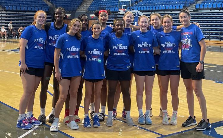The OCHS Lady Patriots, who advanced to the Class A Division I Elite Eight last season, went 6-2 at the North Georgia team camp last weekend. (SUBMITTED PHOTO)