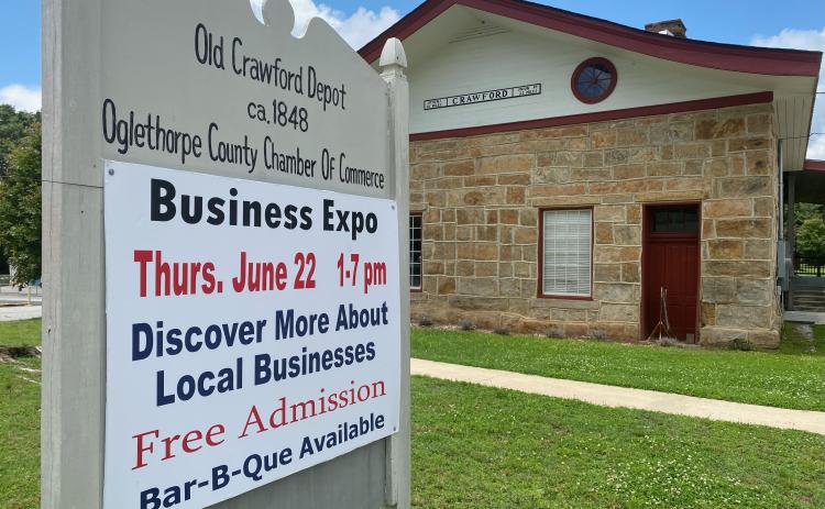 The Depot in Crawford will host the Oglethorpe County Chamber of Commerce’s Business Expo at the Historic Depot in Crawford from 1-7 p.m. The public is welcome. (DINK NESMITH/THE OGLETHORPE ECHO)