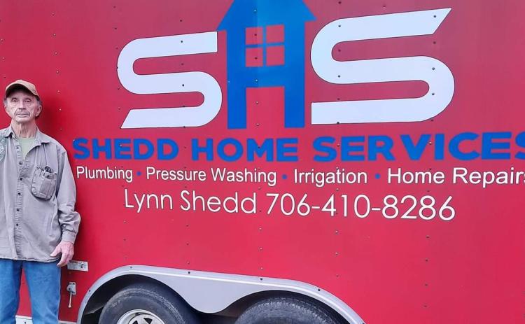 Lynn Shedd won’t rest in retirement. He started Shedd Home Services, which provides a variety of services, such as pressure washing, plumbing, deck construction and home repairs. (SUBMITTED PHOTO)