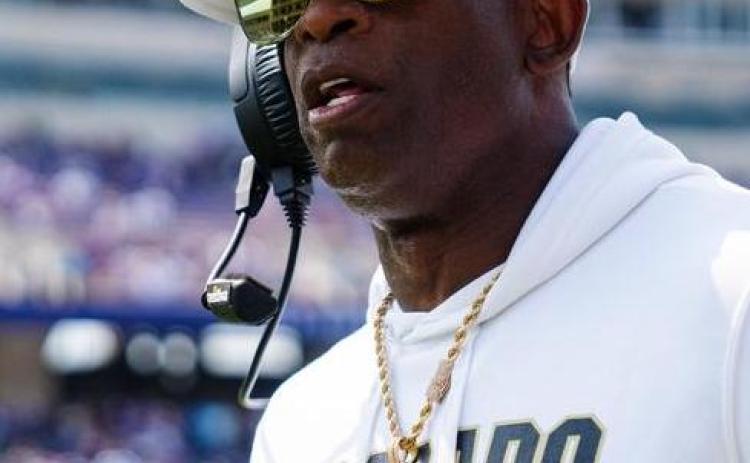 Deion Sanders, otherwise known as Coach Prime, has electrified the college football landscape this fall with his personality and transformation of the Colorado Buffaloes. The former two-sport star, who played for the Falcons and Braves, has led a program that had one win last year to four this season. (Derek Marckel/cubuffs.com)