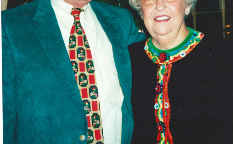 Lamar Shirah’s boyhood Christmas memories were two-fold: oranges and fireworks. As long as he lived, his family could count on ambrosia and a front-yard fireworks display.  Lamar and Willene Shirah were married for 73 years, and they died two months apart in 2020. (Submitted Photo)