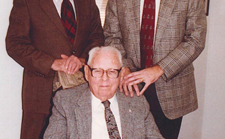 Two of Georgia’s greatest visionaries were H.G. (Pat) Pattillo and Dr. J.W. Fanning, co-founders of Leadership Georgia. Both men inspired me to think beyond “my small world.” On New Year’s Eve 1992, the pair visited my office. Dr. Fanning’s (seated) motto was “May you stay alive as long as you live.” When we rode horses in Costa Rica, Pat would challenge me, “Ride hard or eat my dust.” (Submitted Photo)