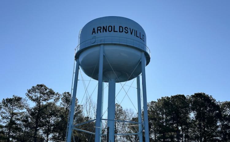 The city of Arnoldsville water tower is located on 154 Yancey Rd, Winterville, GA. (Photo/Tyler Lary)