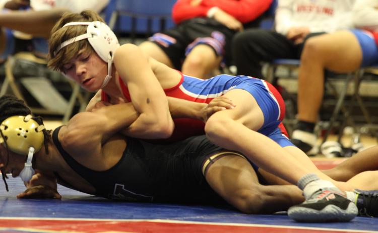 Miles Mason, who finished fourth at state last year, returns to lead  the Oglethorpe County wrestling team this season. He’s also helping  fill a position of leadership for the Patriots. (Submitted Photo)