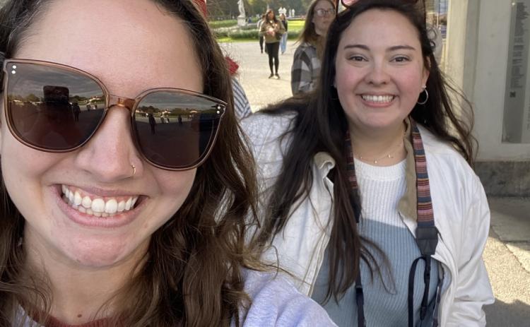 Oglethorpe county agriculture teacher Jordan Paul (Right) hangs out with fellow teacher Hannah Doolittle on an Educational First trip in Germany. (Submitted Photo / Jordan Paul).