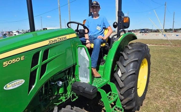 Cole Faust, a senior at OCHS, won the State Tractor Operation and Maintenance CDE through the Georgia FFA at the Sunbelt Agricultural Exposition last month. He wants to attend Abraham Baldwin Agricultural College after graduation. (Submitted Photo)